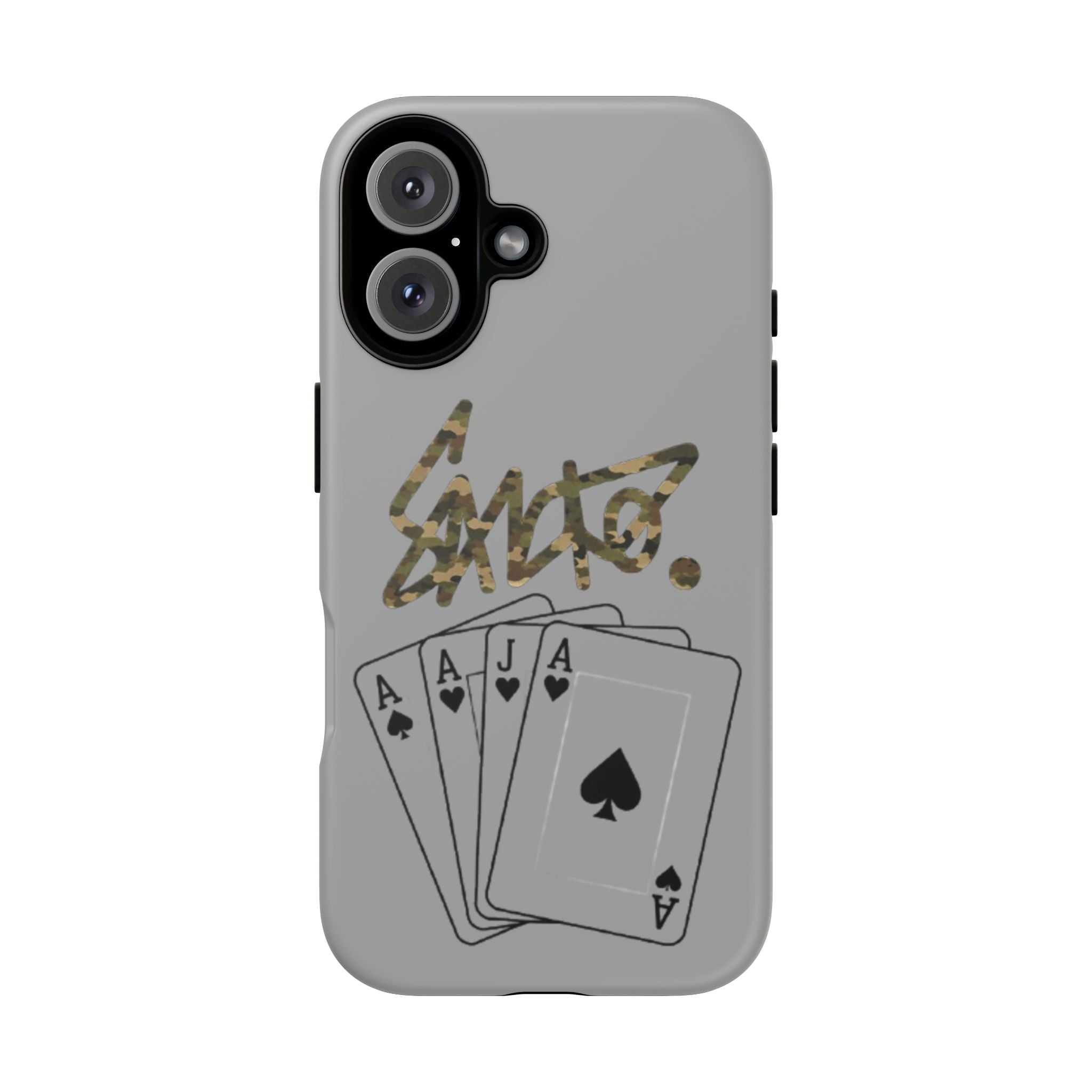 iPhone 16 Phone Case Camo Sancho and Cards