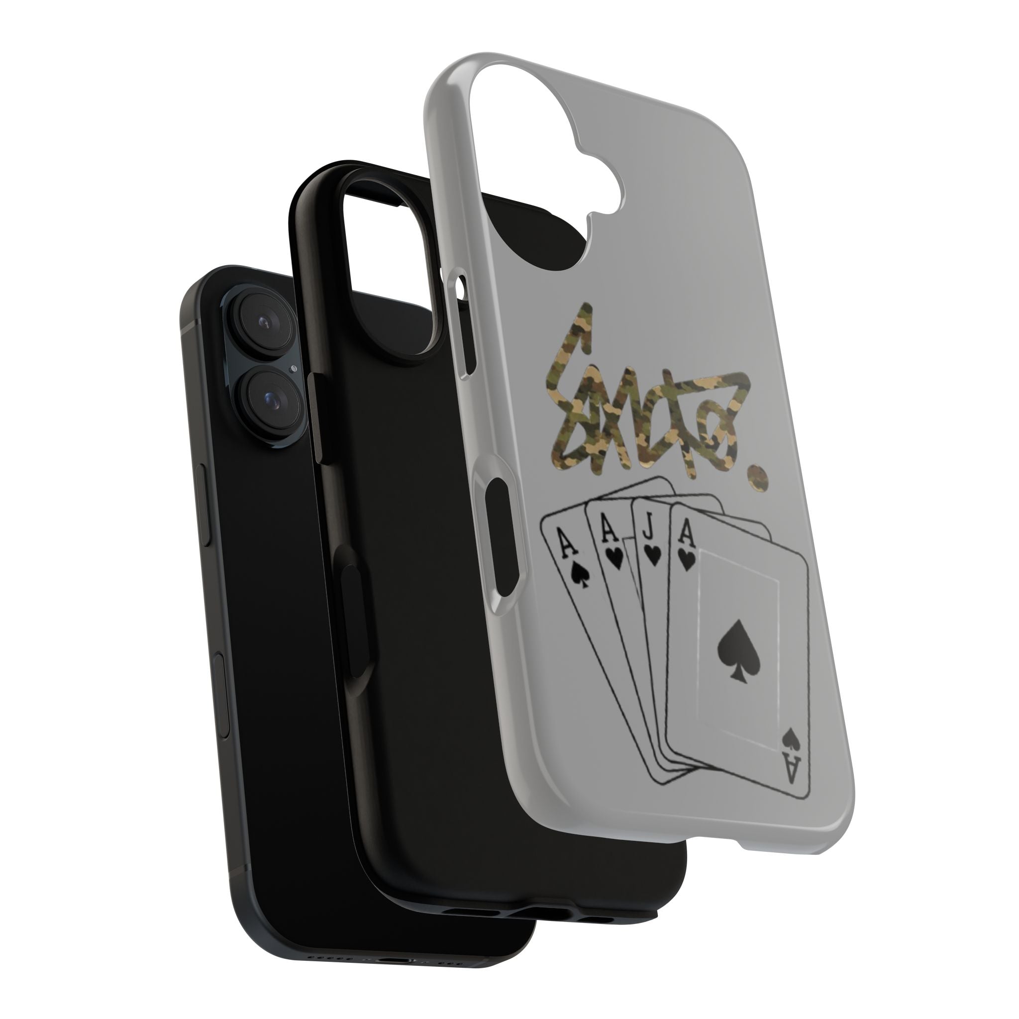 iPhone 16 Phone Case Camo Sancho and Cards