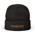 Sancho Black/Camo Embroidered Beenie