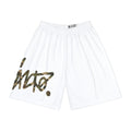 Sancho Signature White/Camo Swim Trunks Side Logo