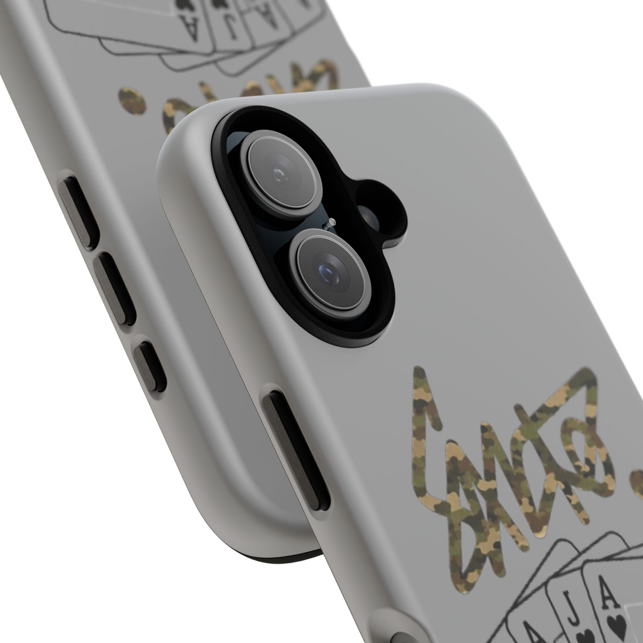 iPhone 16 Phone Case Camo Sancho and Cards