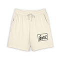 Lightweight Fleece Sweat Shorts — Minimal Box Logo Casual Lounge Shorts