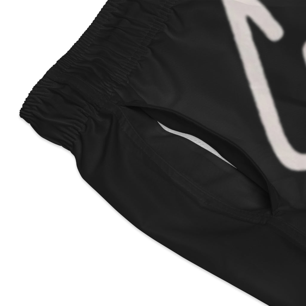 Sancho Signature Black Swim Trunks