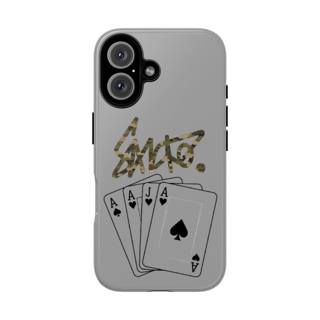 iPhone 16 Phone Case Camo Sancho and Cards