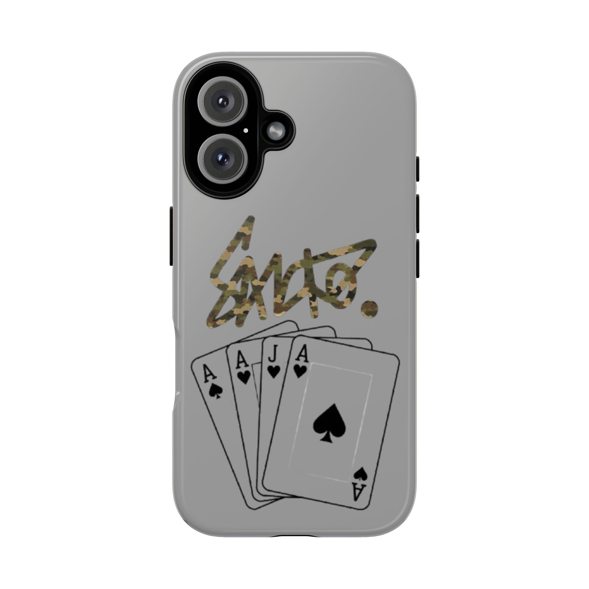 iPhone 16 Phone Case Camo Sancho and Cards
